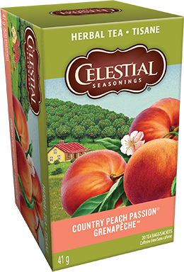 Celestial seasonings herbal tea Country Peach