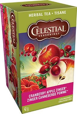 Celestial seasonings tisane Zinger canneberge pomme