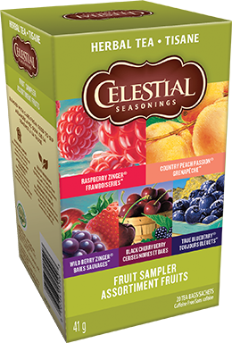 Celestial seasonings herbal tea fruit sampler