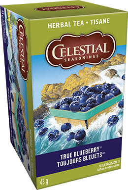 Celestial seasonings herbal tea True Blueberry