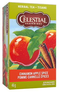 Amazon.com : Celestial Seasonings Herbal Tea, Cinnamon Apple Spice,  Caffeine Free, 20 Tea Bags (Pack of 6) : Herbal Teas : Grocery & Gourmet  Food
